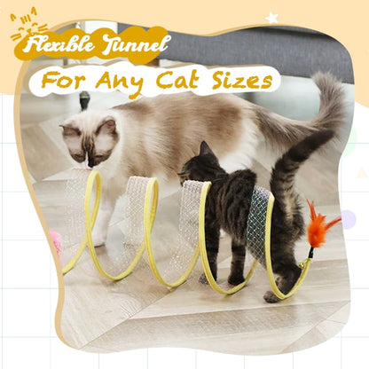 Self-play Cat Hunting Spiral Tunnel Fridysee Toy